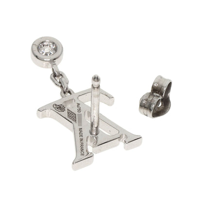 LOUIS VUITTON Puss Ldylle Blossom LV Diamond Single earring K18 White Gold Ladies [Used]