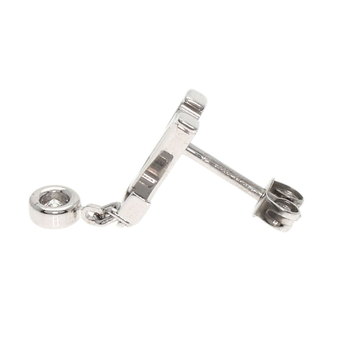 LOUIS VUITTON Puss Ldylle Blossom LV Diamond Single earring K18 White Gold Ladies [Used]