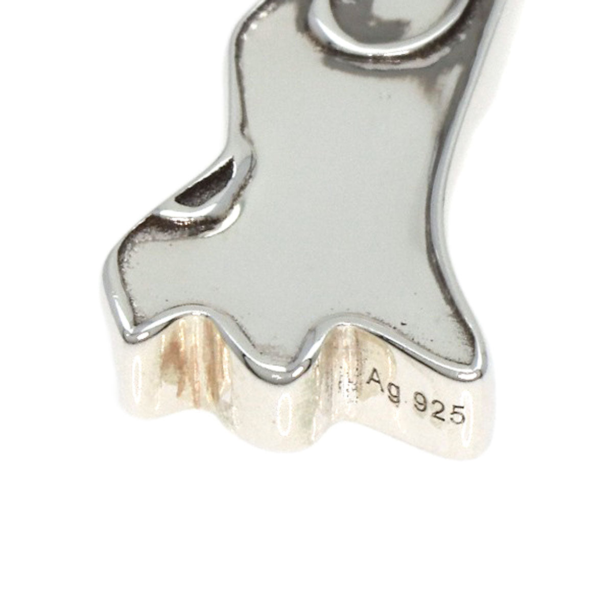 GUCCI GG Ghost One side only Necklace Silver 18K Yellow GoldLadies [Used]