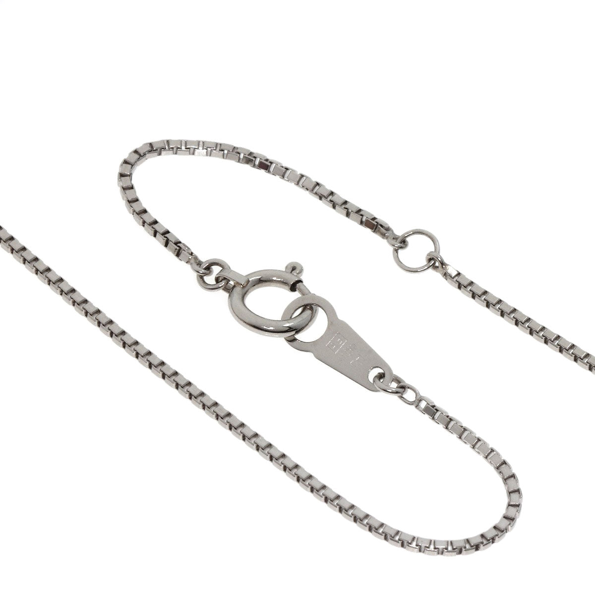 MONNICKENDAM 7P Diamond Necklace Platinum PT900 PT850Ladies [Used]