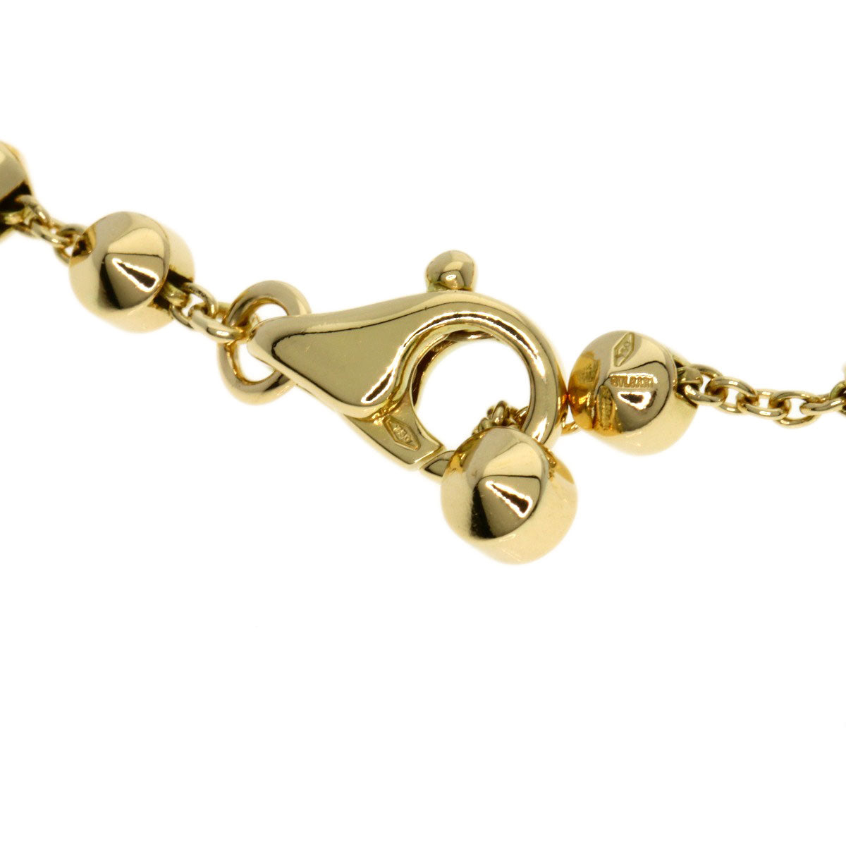 BVLGARI   Bracelet Lucia Stud 3 Row K18 Yellow Gold Ladies