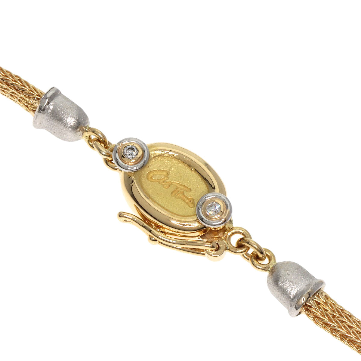 NOBUKO ISHIKAWA   Necklace As Time Diamond K18 Yellow Gold PT900Ladies