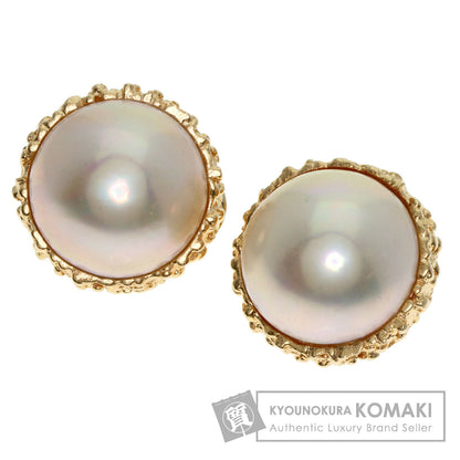 TASAKI   Earring Mabe Pearl Pearl K14 Yellow Gold Ladies