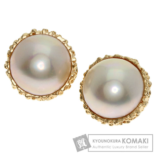 TASAKI   Earring Mabe Pearl Pearl K14 Yellow Gold Ladies