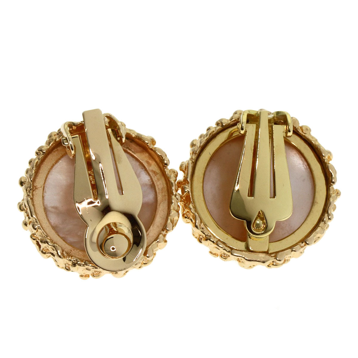 TASAKI   Earring Mabe Pearl Pearl K14 Yellow Gold Ladies