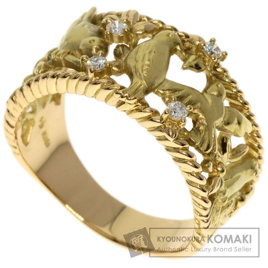 TASAKI Little Bird Diamond Ring K18 Yellow Gold Ladies [Used]