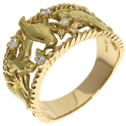 TASAKI Little Bird Diamond Ring K18 Yellow Gold Ladies [Used]