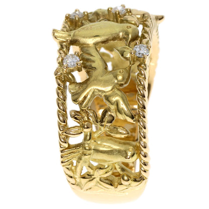 TASAKI Little Bird Diamond Ring K18 Yellow Gold Ladies [Used]