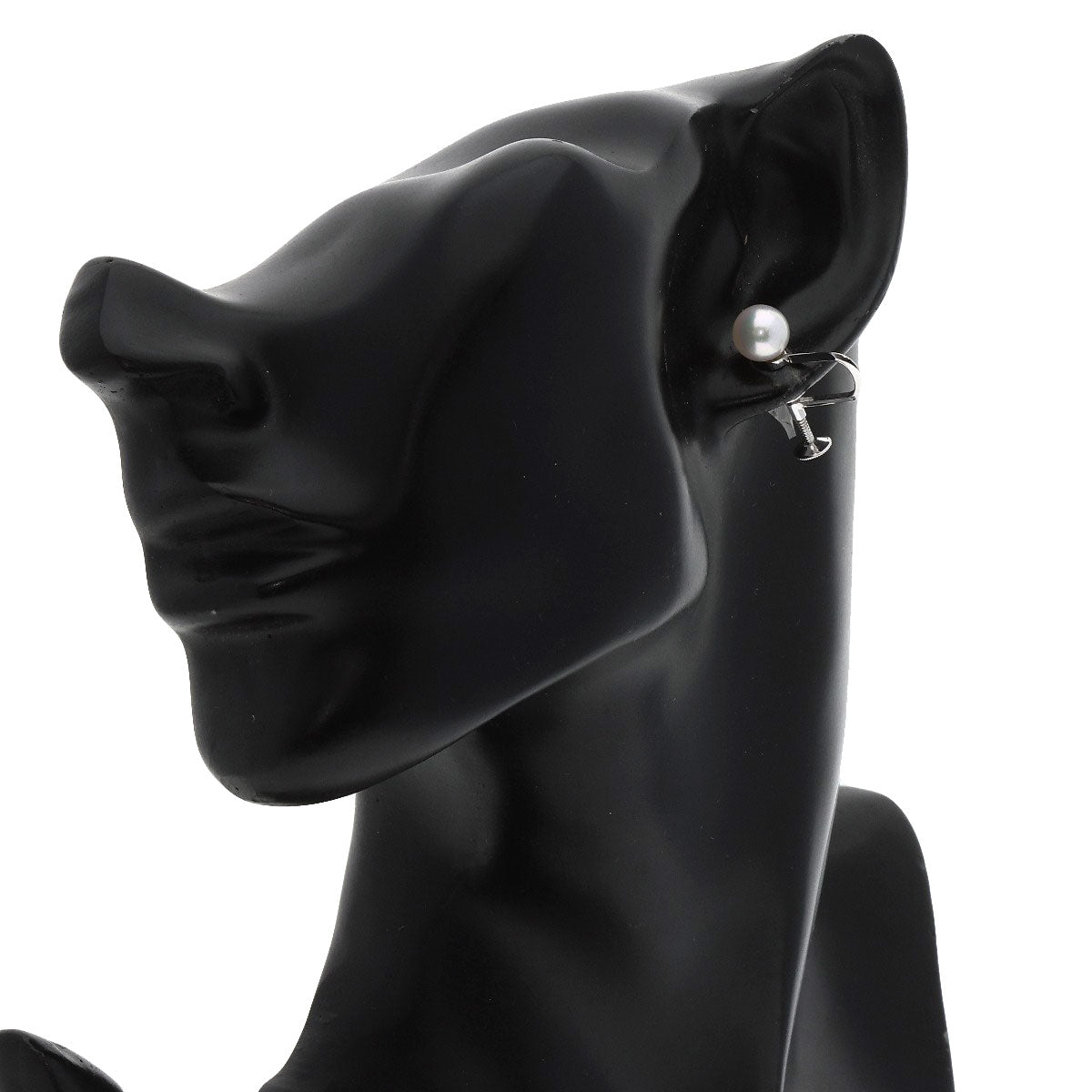 MIKIMOTO Akoya Pearl Pearl Earring K14 White Gold Ladies [Used]