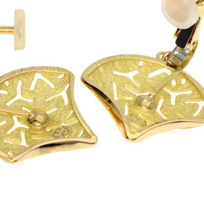 IKEDA KEIKO Diamond Earring K18 Yellow Gold PT900Ladies [Used]
