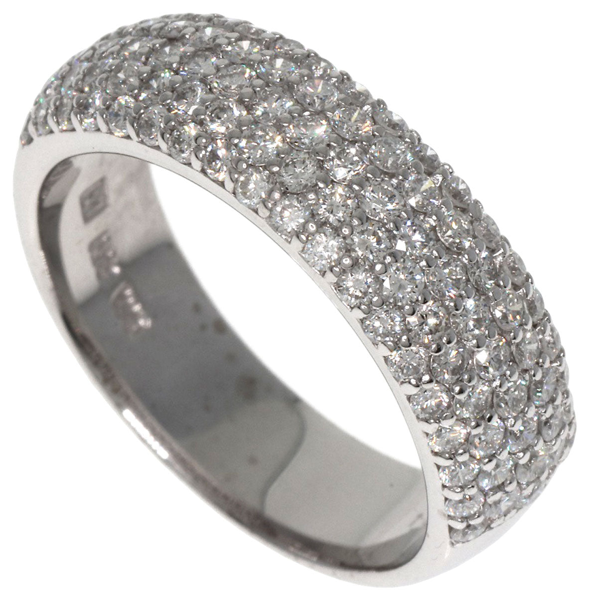 Ponte Vecchio   Ring Pave Diamond K18 White Gold Ladies