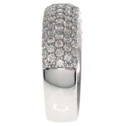 Ponte Vecchio   Ring Pave Diamond K18 White Gold Ladies