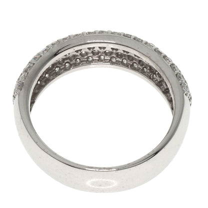 Ponte Vecchio   Ring Pave Diamond K18 White Gold Ladies