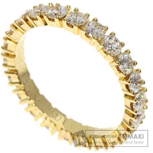 CARTIER Etincel de Cartier Full Eternity #51 Ring K18 Yellow Gold Ladies [Used]