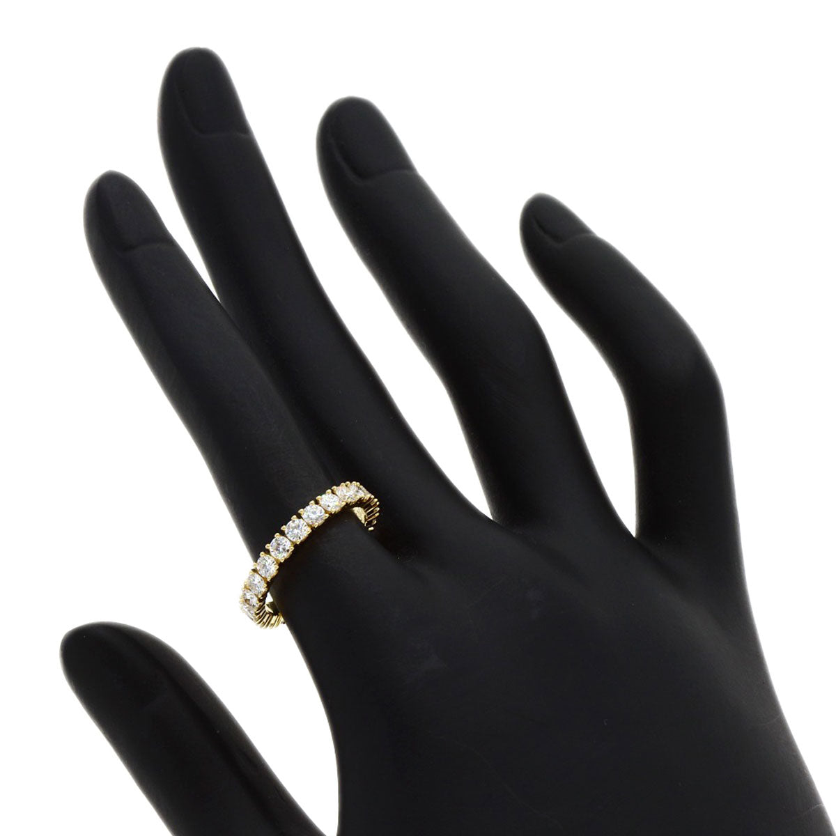 CARTIER Etincel de Cartier Full Eternity #51 Ring K18 Yellow Gold Ladies [Used]