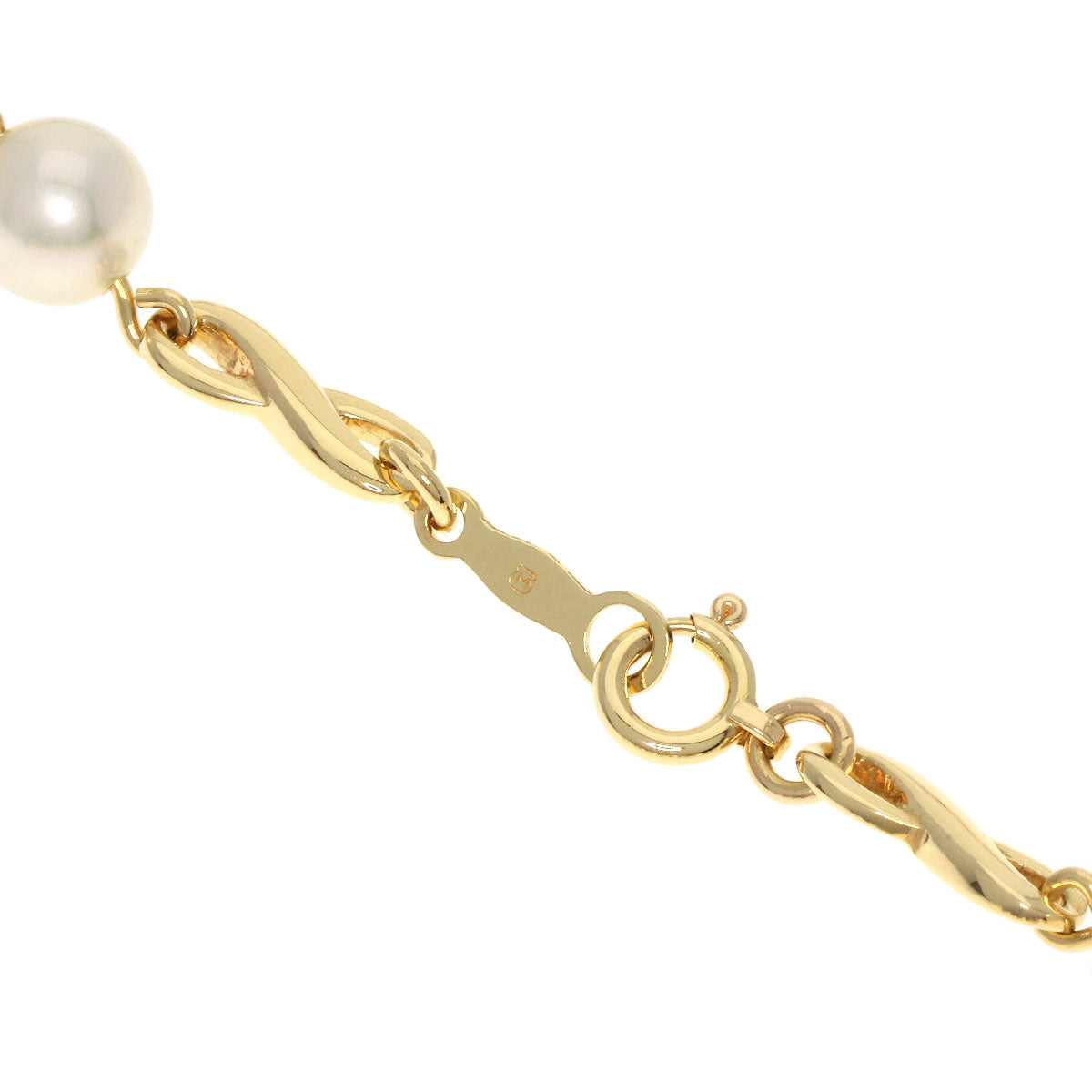 MIKIMOTO   Necklace Pearl Pearl K18 Yellow Gold Ladies