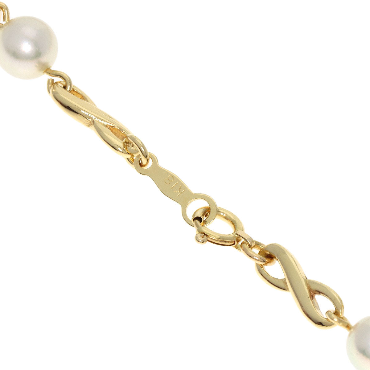 MIKIMOTO   Necklace Pearl Pearl K18 Yellow Gold Ladies