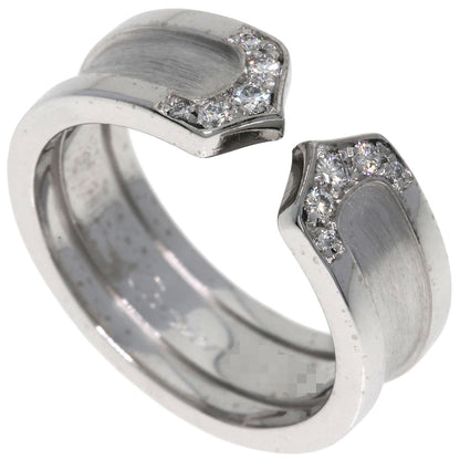 CARTIER   Ring C2 Diamond #49 K18 White Gold Ladies