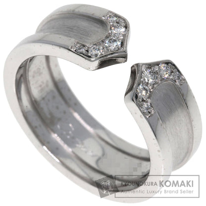 CARTIER   Ring C2 Diamond #49 K18 White Gold Ladies