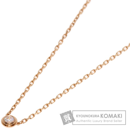 CARTIER   Necklace Diamant Léger D'Amour Diamond SM K18 Pink Gold Ladies