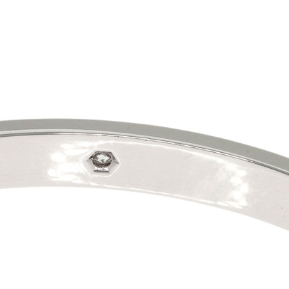 CARTIER LOVE Bracelets Half Diamond #17 with Driver Bracelet K18 White Gold Ladies [Used]