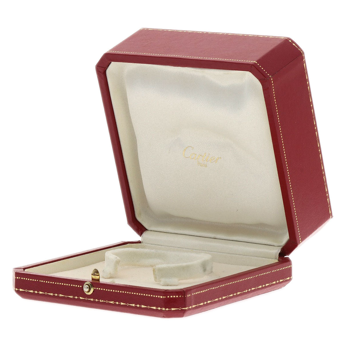 CARTIER LOVE Bracelets Half Diamond #17 with Driver Bracelet K18 White Gold Ladies [Used]