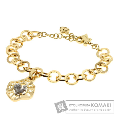 Chantecler   Bracelet Logo Diamond Bird Motif K18 Yellow Gold Ladies