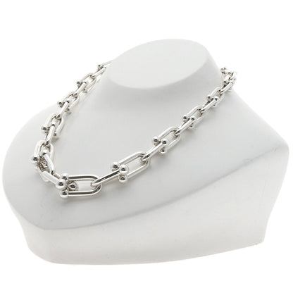 TIFFANY&Co.   Necklace Hardware graduated link Silver Ladies