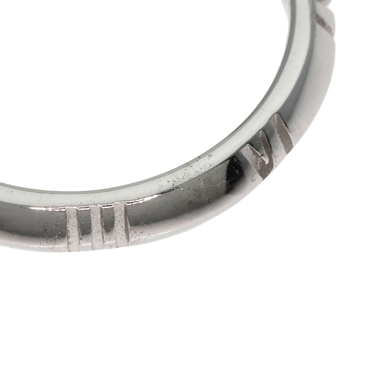 TIFFANY&Co.   Ring Atlas X Closed Narrow K18 White Gold Ladies