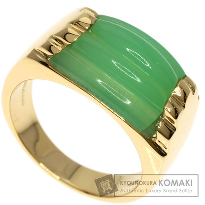 BVLGARI   Ring tronchetto chalcedony K18 Yellow Gold Ladies