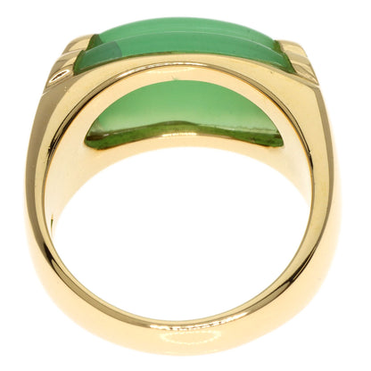 BVLGARI   Ring tronchetto chalcedony K18 Yellow Gold Ladies