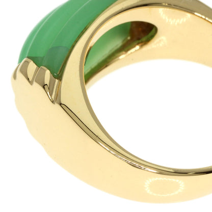 BVLGARI   Ring tronchetto chalcedony K18 Yellow Gold Ladies