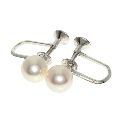 MIKIMOTO Akoya pearl Pearl Earring Silver Ladies [Used]