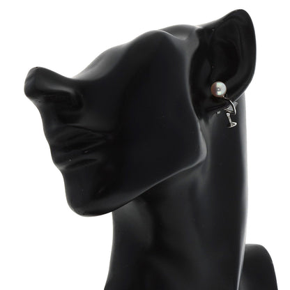 MIKIMOTO Akoya pearl Pearl Earring Silver Ladies [Used]