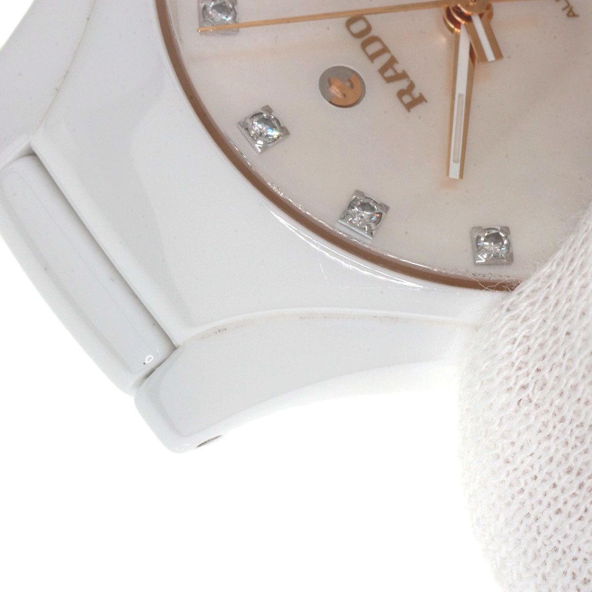 RADO True 12P Diamond Watches 561.0244.3 Ceramic/Ceramic Ladies