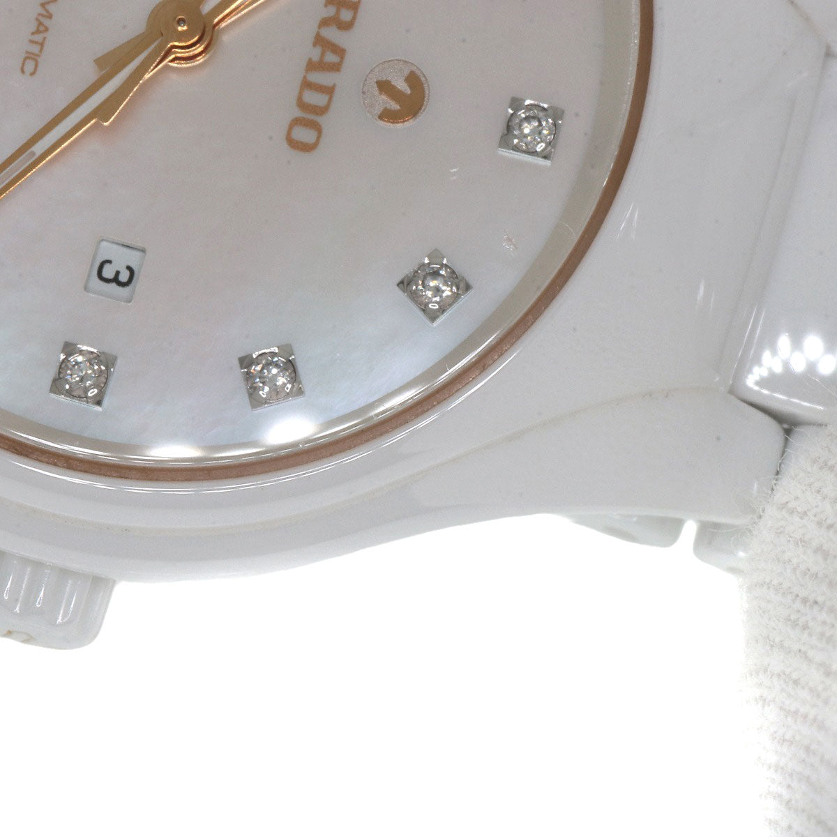 RADO True 12P Diamond Watches 561.0244.3 Ceramic/Ceramic Ladies