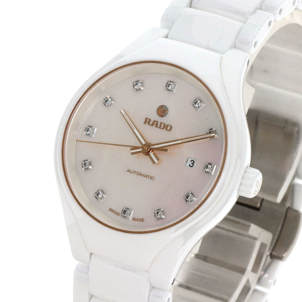 RADO True 12P Diamond Watches 561.0244.3 Ceramic/Ceramic Ladies