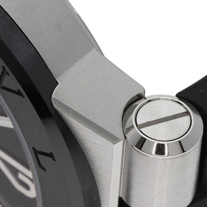 BVLGARI Diagono Ceramic Watches DG42SC Stainless Steel/Rubber mens