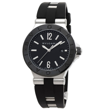 BVLGARI Diagono Ceramic Watches DG42SC Stainless Steel/Rubber mens