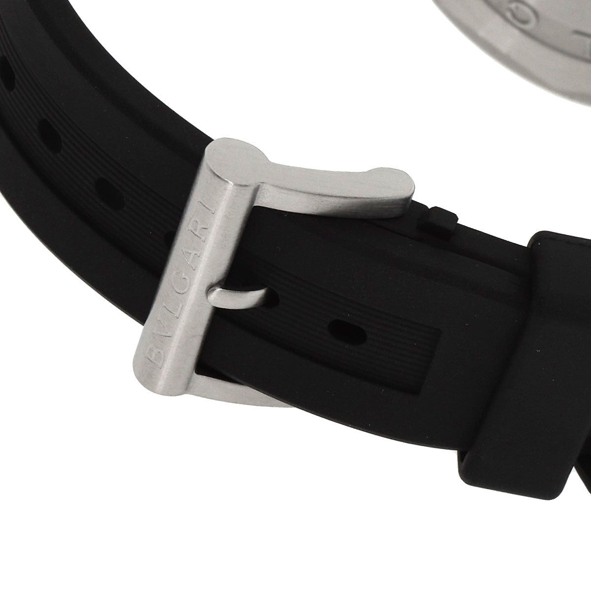 BVLGARI Diagono Ceramic Watches DG42SC Stainless Steel/Rubber mens