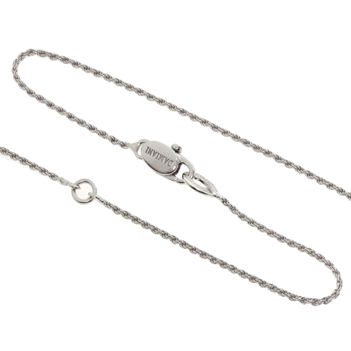 Damiani Belle Epoque M Diamond Ruby Necklace K18 White Gold Ladies [Used]