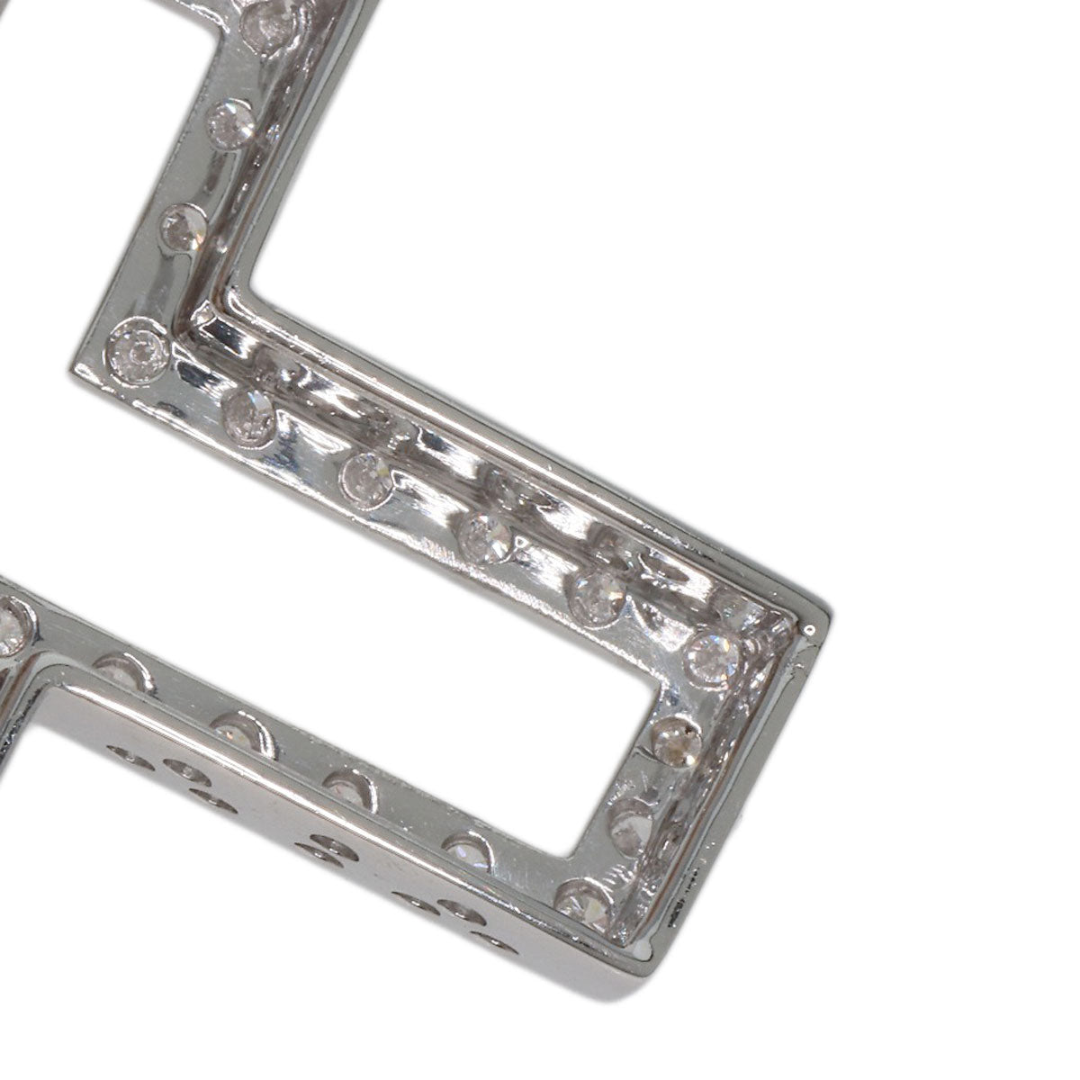 Damiani Belle Epoque M Diamond Ruby Necklace K18 White Gold Ladies [Used]