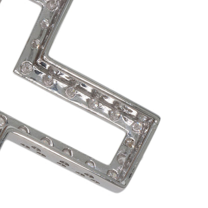 Damiani Belle Epoque M Diamond Ruby Necklace K18 White Gold Ladies [Used]