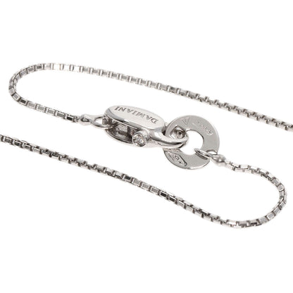 Damiani Rosette Flower Diamond Necklace K18 White Gold Ladies [Used]