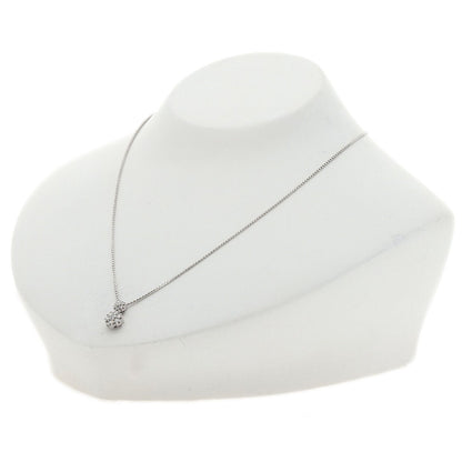 Damiani Rosette Flower Diamond Necklace K18 White Gold Ladies [Used]