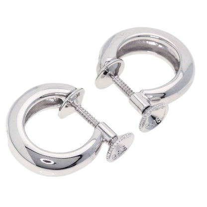 MIKIMOTO Diamond Earring K18 White Gold Ladies [Used]