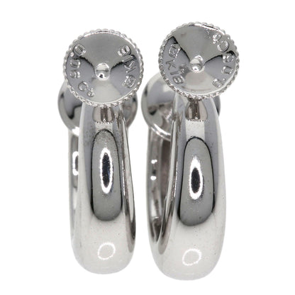 MIKIMOTO Diamond Earring K18 White Gold Ladies [Used]