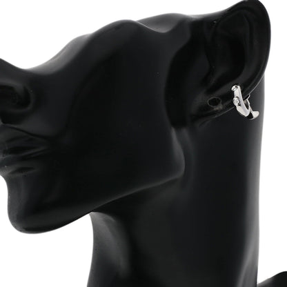 MIKIMOTO Diamond Earring K18 White Gold Ladies [Used]