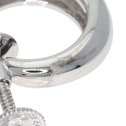 MIKIMOTO Diamond Earring K18 White Gold Ladies [Used]