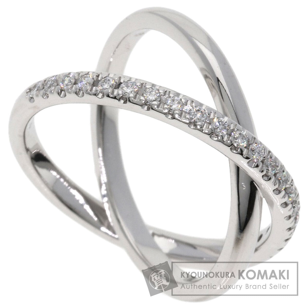 MIKIMOTO Diamond Ring K18 White Gold Ladies [Used]